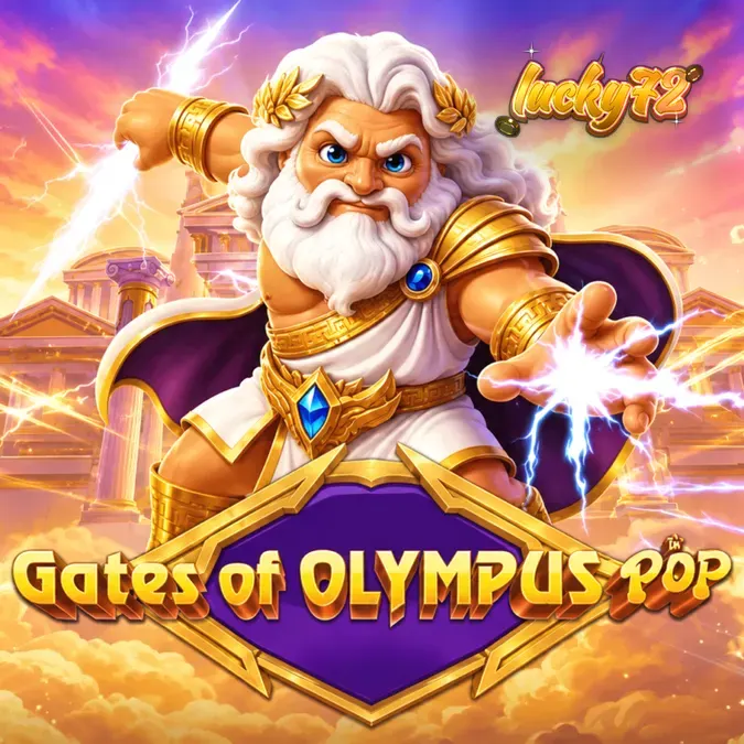 Tampilan visual slot Gates of Olympus POP dengan tema mitologi Yunani