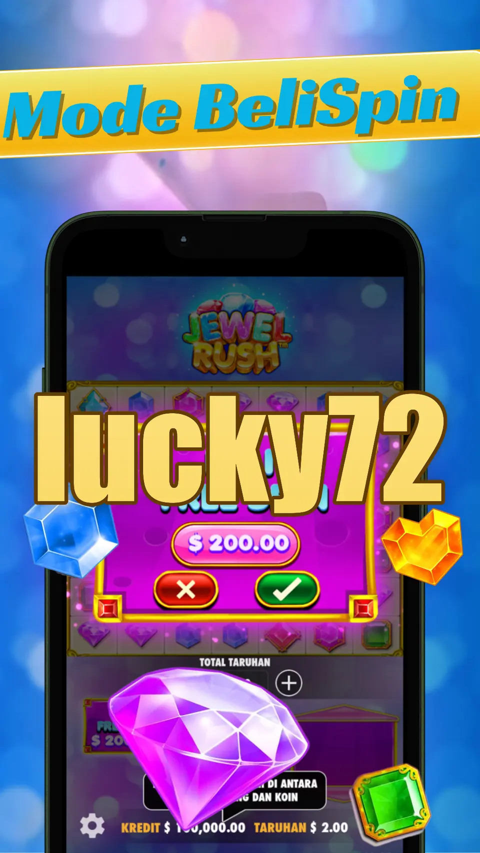 lucky72 Tangkapan Layar - APK Resmi
